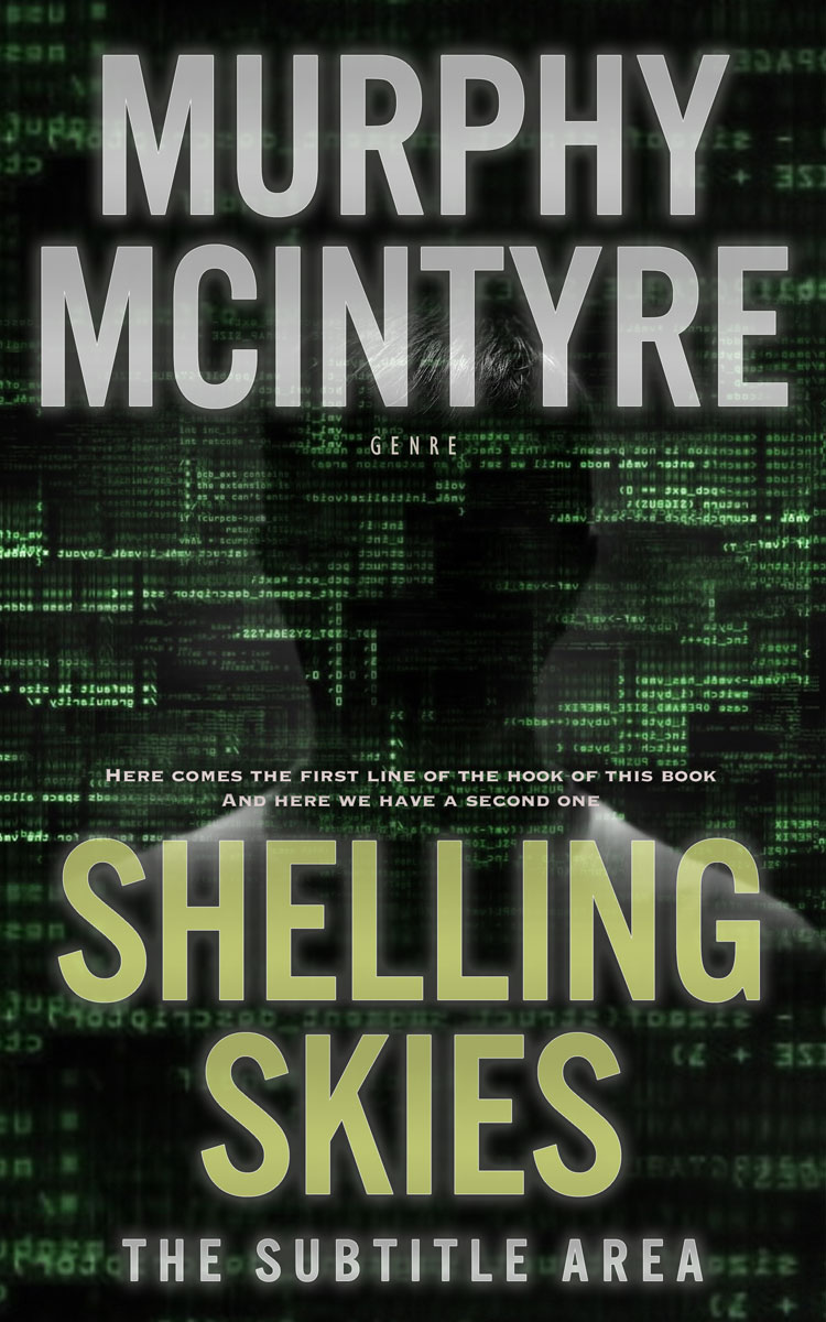 2D view of Premade Mystery & Thriller & Suspense Book Cover - Eagle