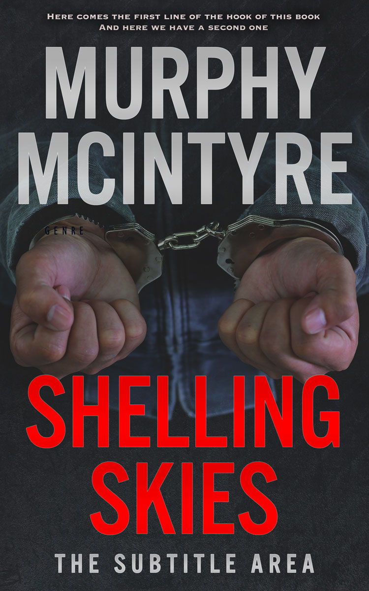 2D view of Premade Mystery & Thriller & Suspense Book Cover - Shark