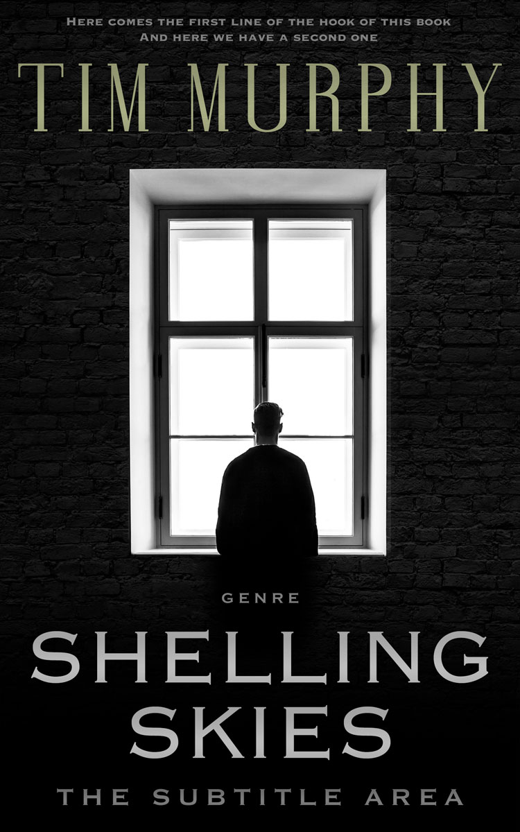 2D view of Premade Mystery & Thriller & Suspense Book Cover - Cod Gray