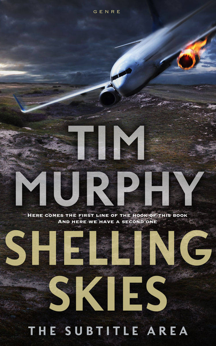 2D view of Premade Mystery & Thriller & Suspense Book Cover - Shark