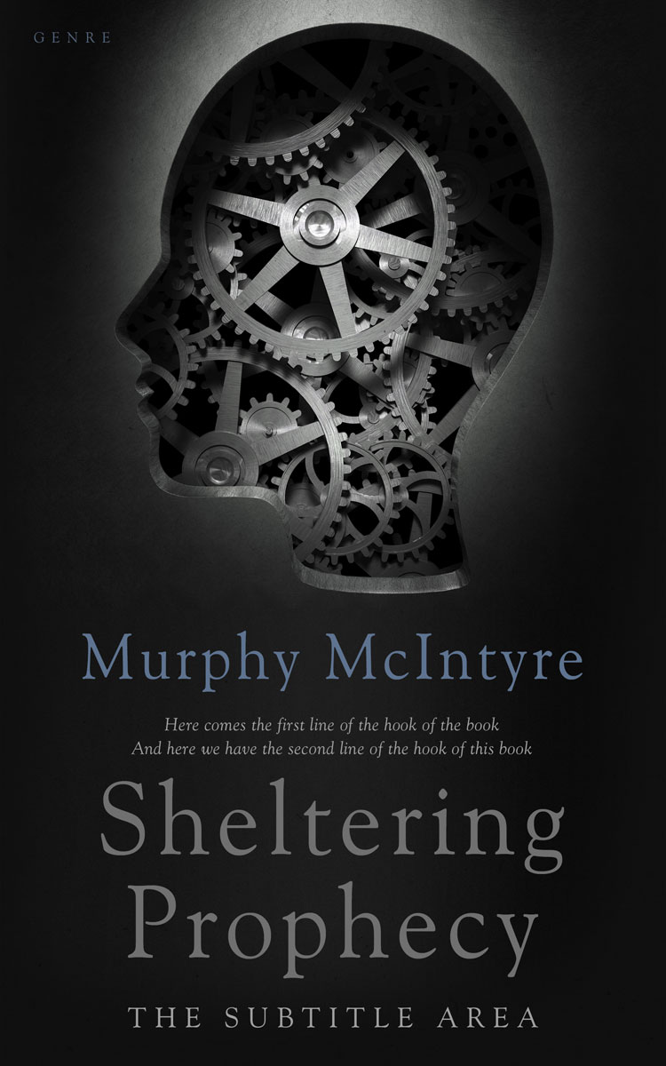 2D view of Premade Business Book Cover - Cod Gray