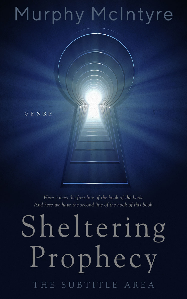 2D view of Premade Religion & Spirituality Book Cover - Bunting