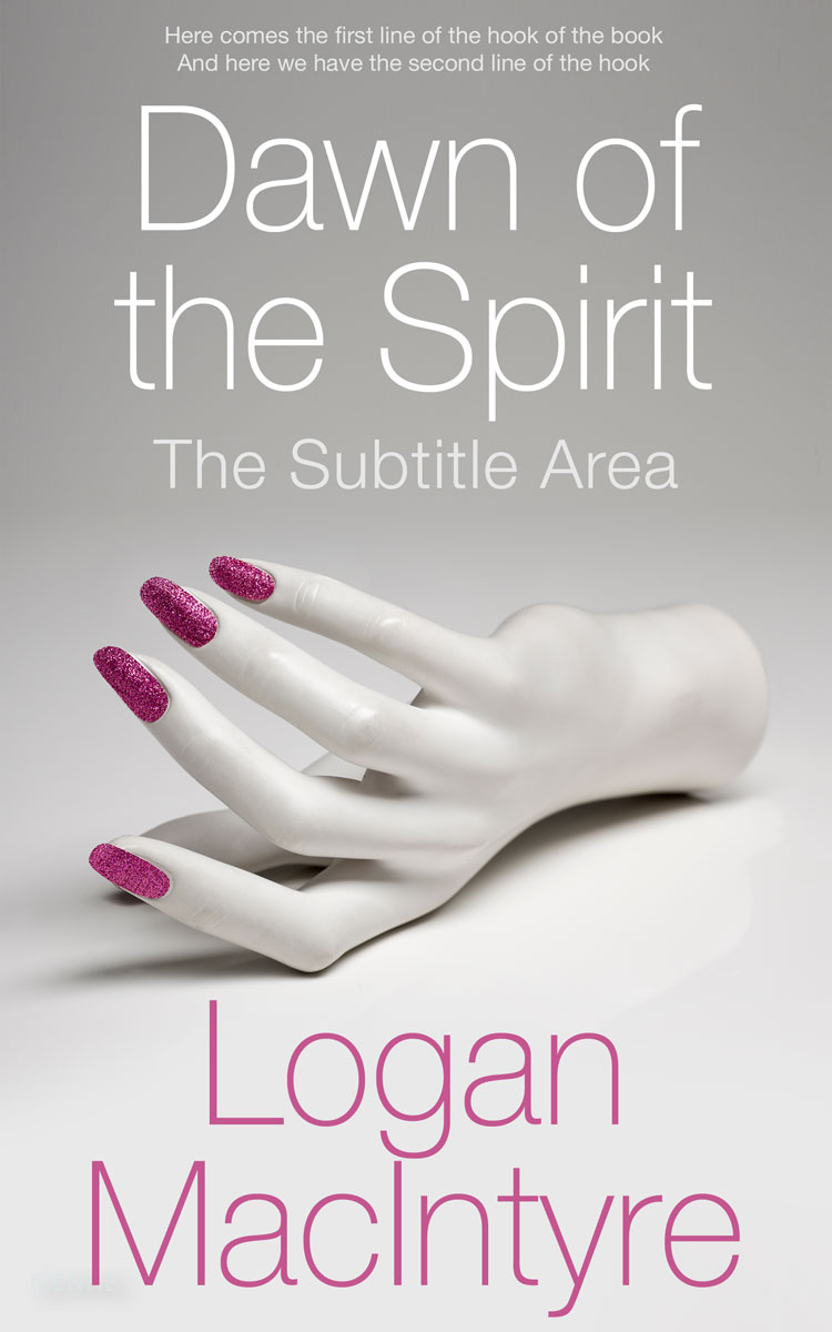 2D view of Premade Abstract Book Cover - Cloud