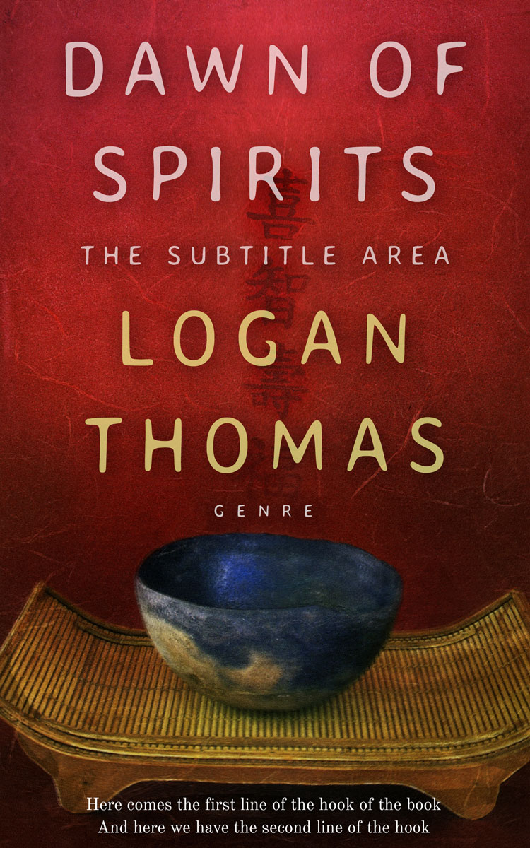 2D view of Premade Health & Mind & Body Book Cover - Mocha