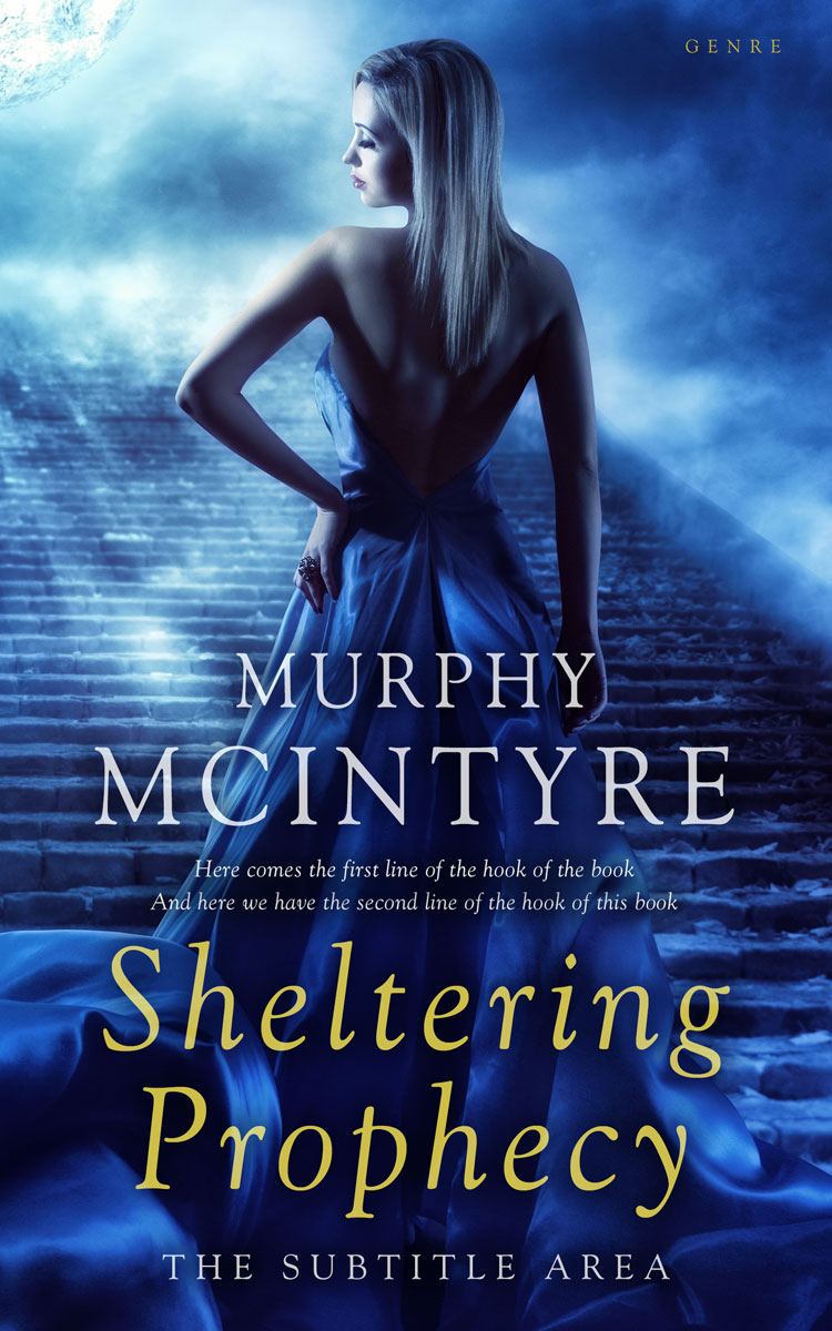 2D view of Premade Fantasy Book Cover - Bunting