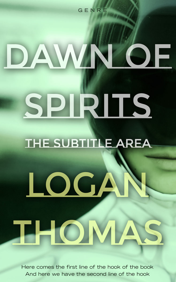 2D view of Premade Science Fiction Book Cover - Pixie Green