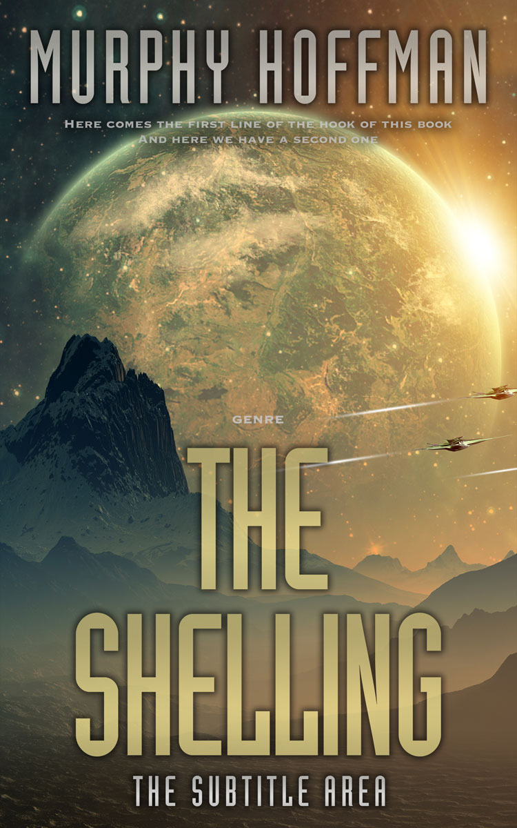 2D view of Premade Science Fiction Book Cover - Go Ben