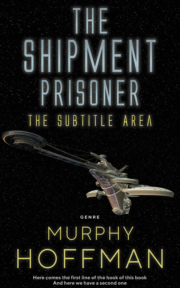 2D view of Premade Science Fiction Book Cover - Cod Gray