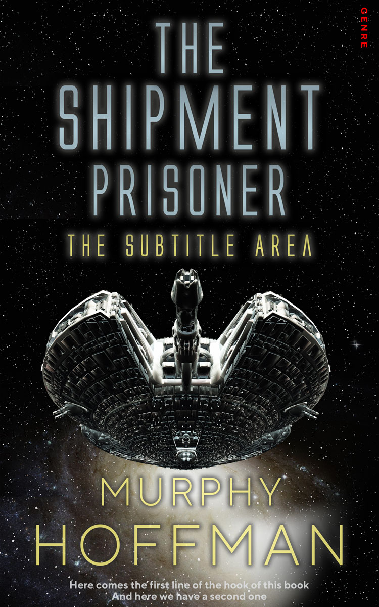 2D view of Premade Science Fiction Book Cover - Cod Gray