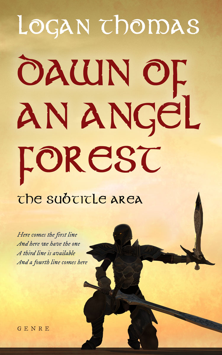 2D view of Premade Science Fiction Book Cover - Chalky