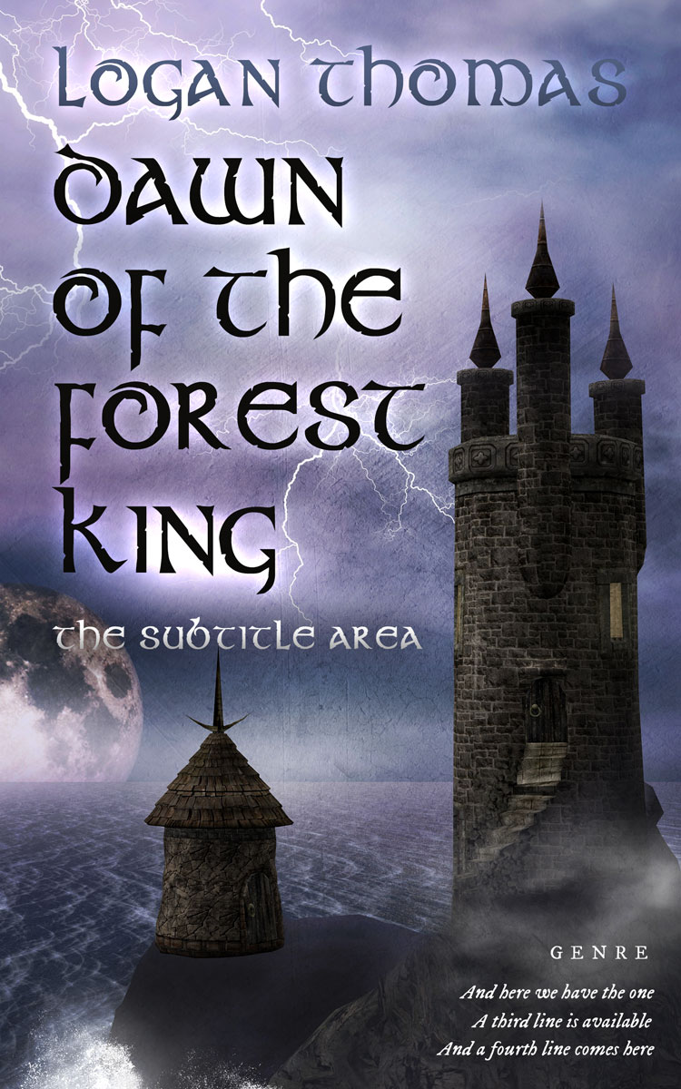 2D view of Premade Fantasy Book Cover - Tuna