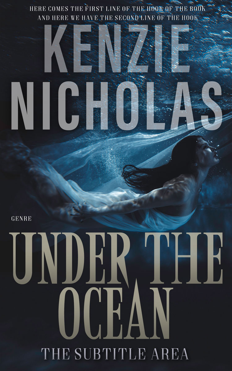 2D view of Premade Mystery & Thriller & Suspense Book Cover - Ebony Clay