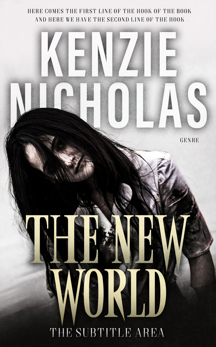 2D view of Premade Horror Book Cover - Cod Gray