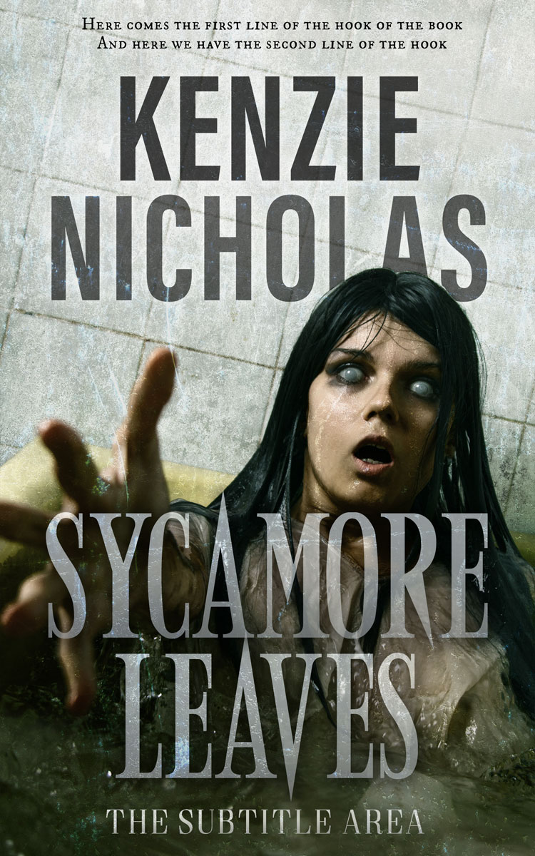 2D view of Premade Horror Book Cover - Celeste