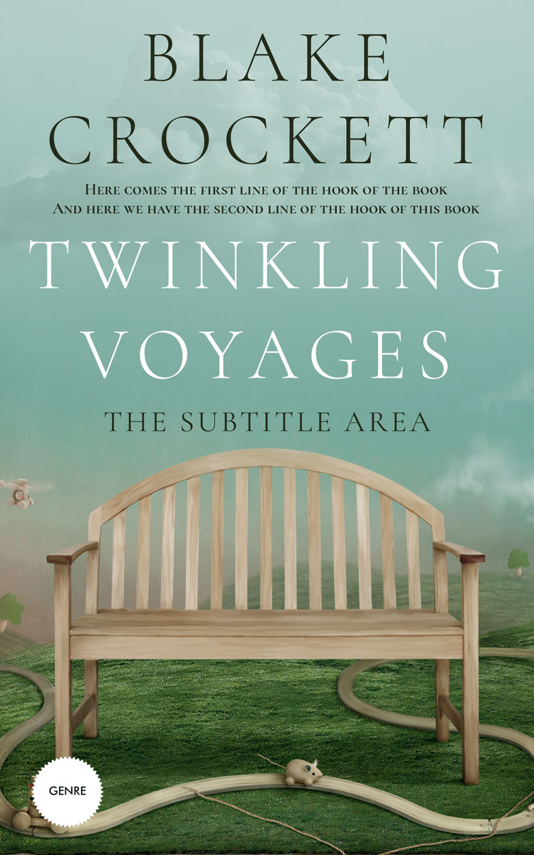 2D view of Premade Fantasy Book Cover - Pewter