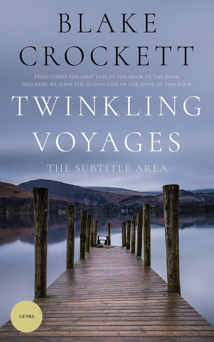 2D view of Premade Literary Fiction Book Cover - Manatee