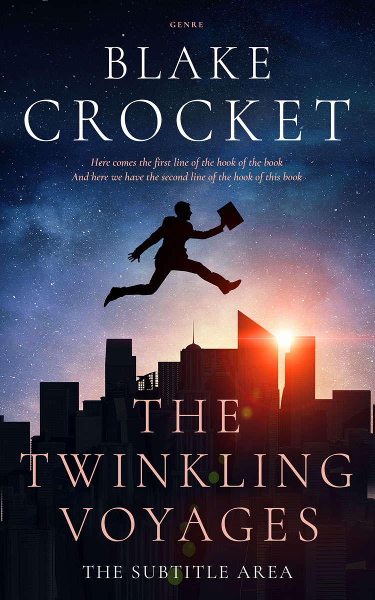 2D view of Premade Self-Improvement & Self-Help Book Cover - Eunry