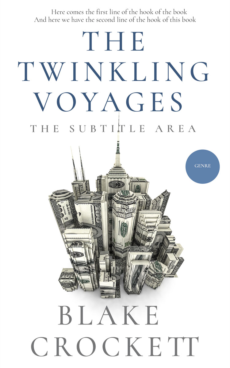 2D view of Premade Business Book Cover - Celeste