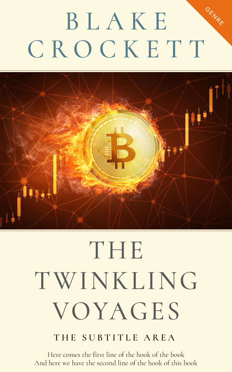 2D view of Premade Business Book Cover - Coconut Cream