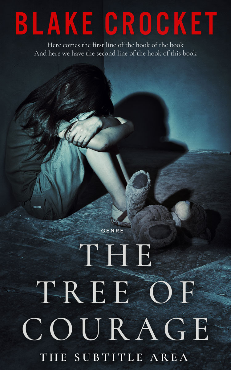 2D view of Premade Children's Book Cover - Ebony Clay