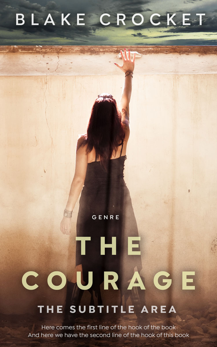 2D view of Premade Mystery & Thriller & Suspense Book Cover - Cocoa Brown