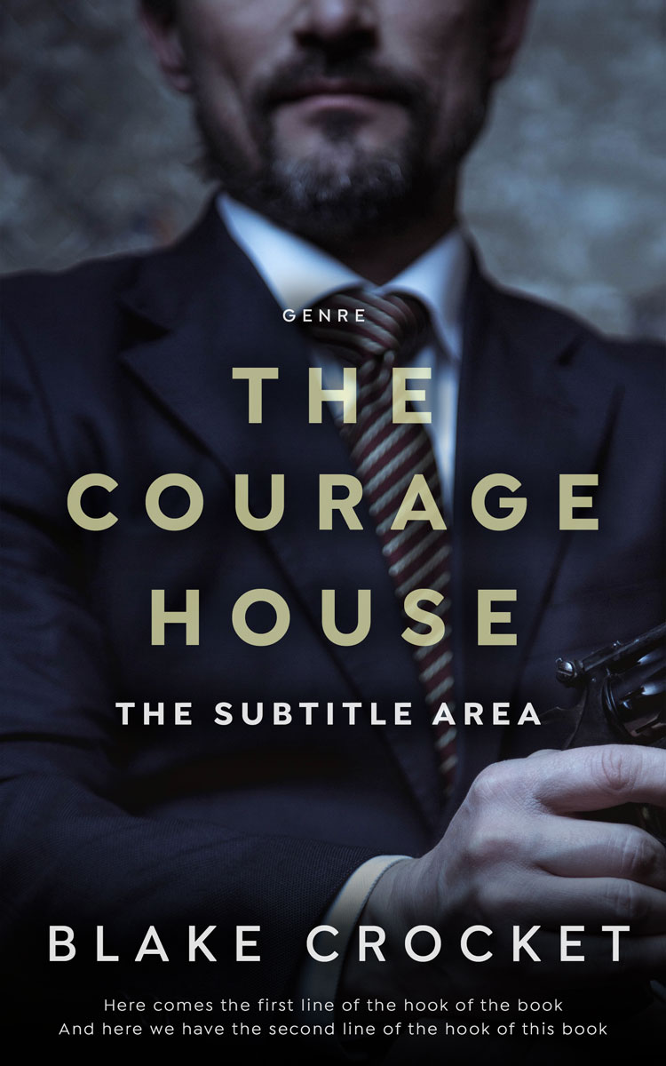 2D view of Premade Mystery & Thriller & Suspense Book Cover - Charade