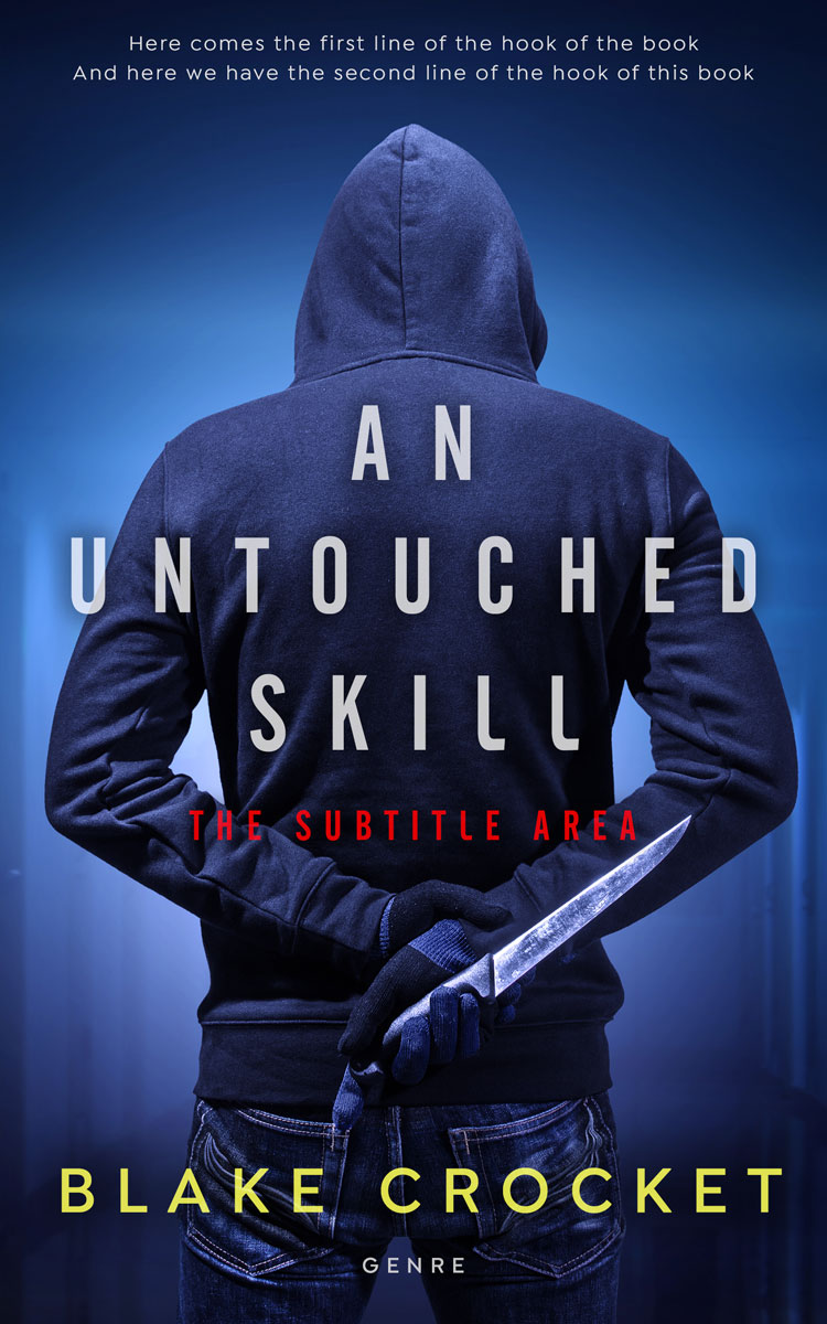 2D view of Premade Mystery & Thriller & Suspense Book Cover - Big Stone