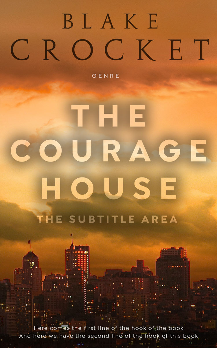 2D view of Premade Mystery & Thriller & Suspense Book Cover - Copper