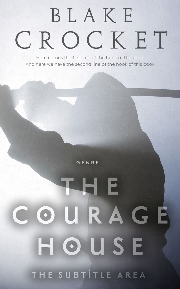 2D view of Premade Fantasy Book Cover - Ghost