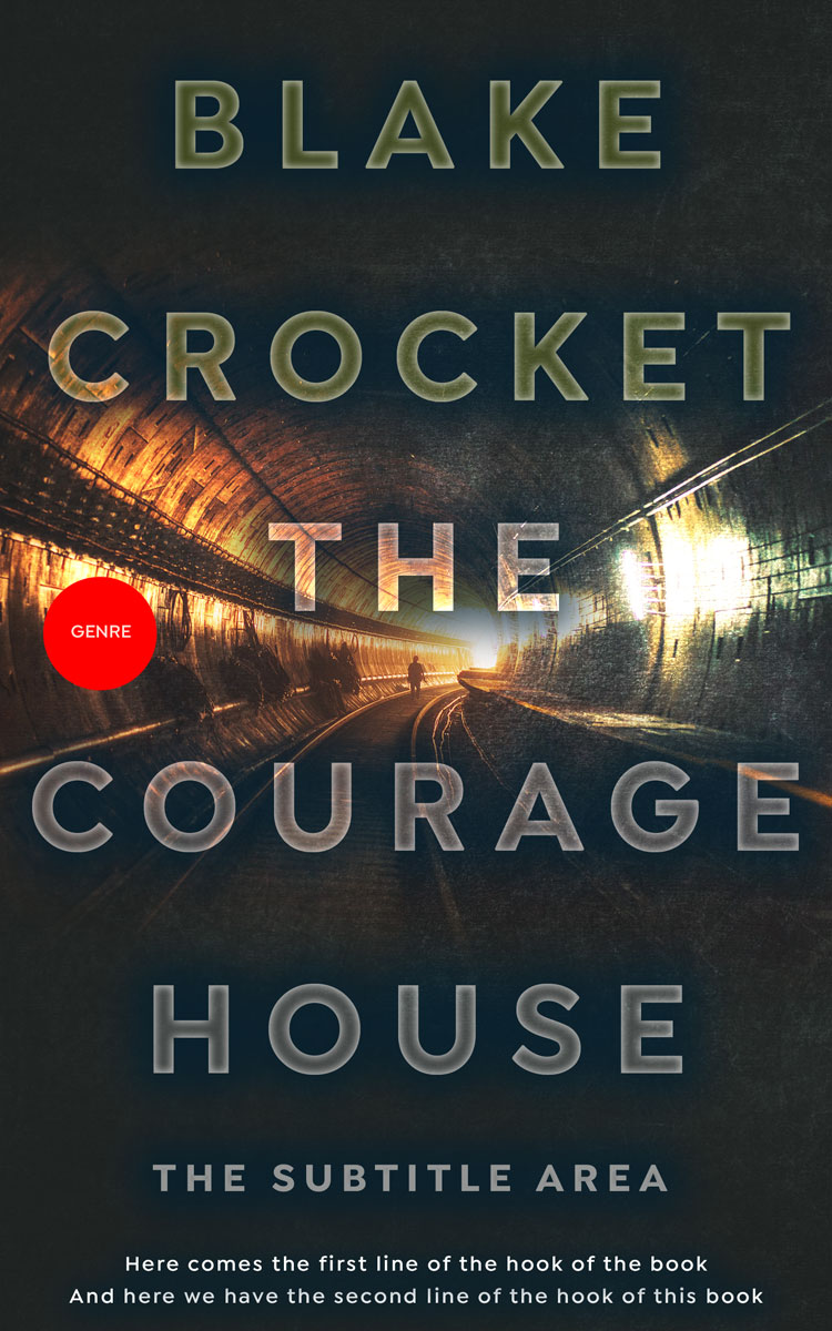 2D view of Premade Mystery & Thriller & Suspense Book Cover - Outer Space