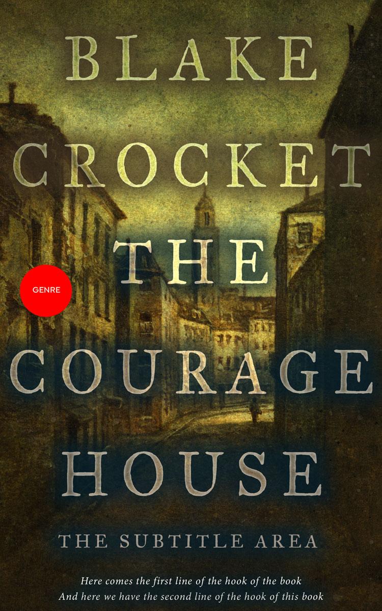 2D view of Premade Historical Book Cover - Birch