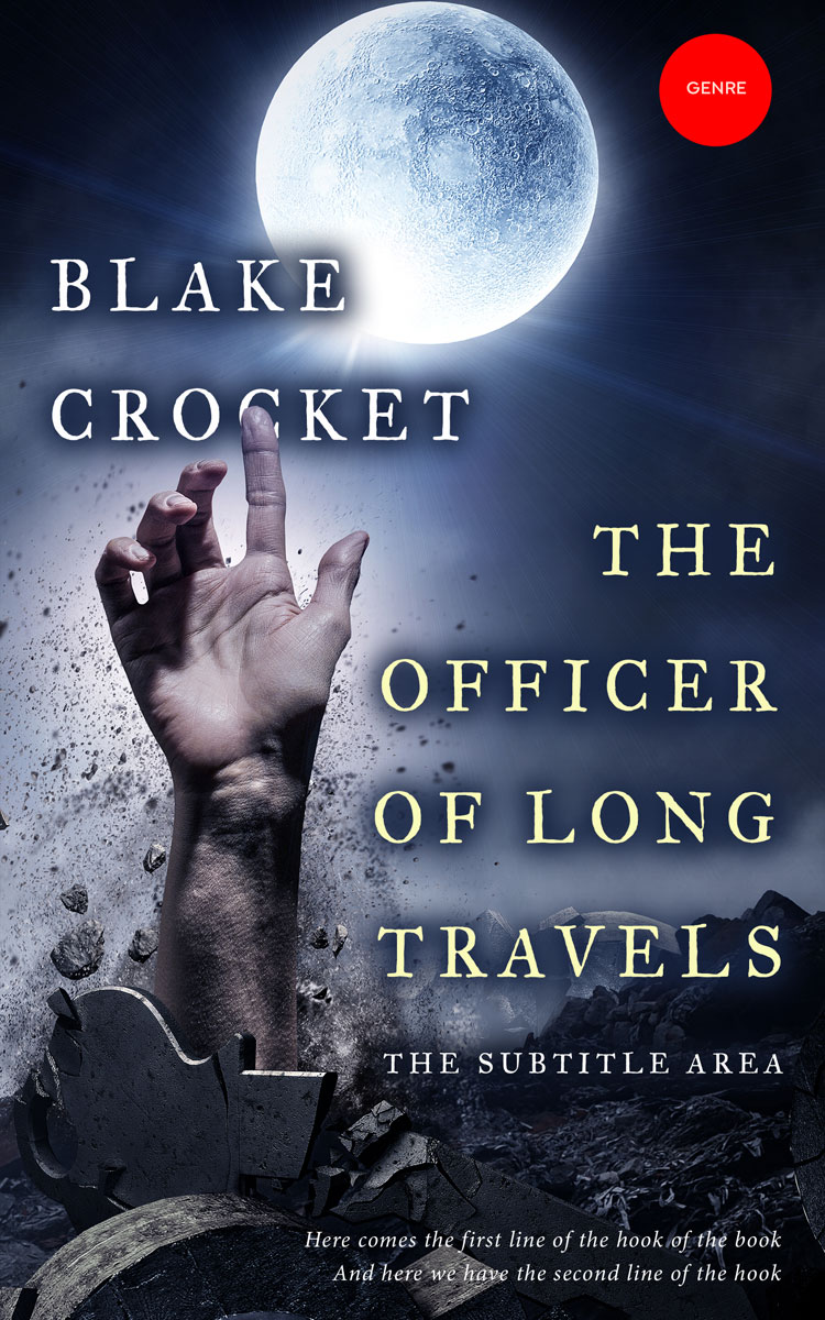 2D view of Premade Horror Book Cover - Mirage