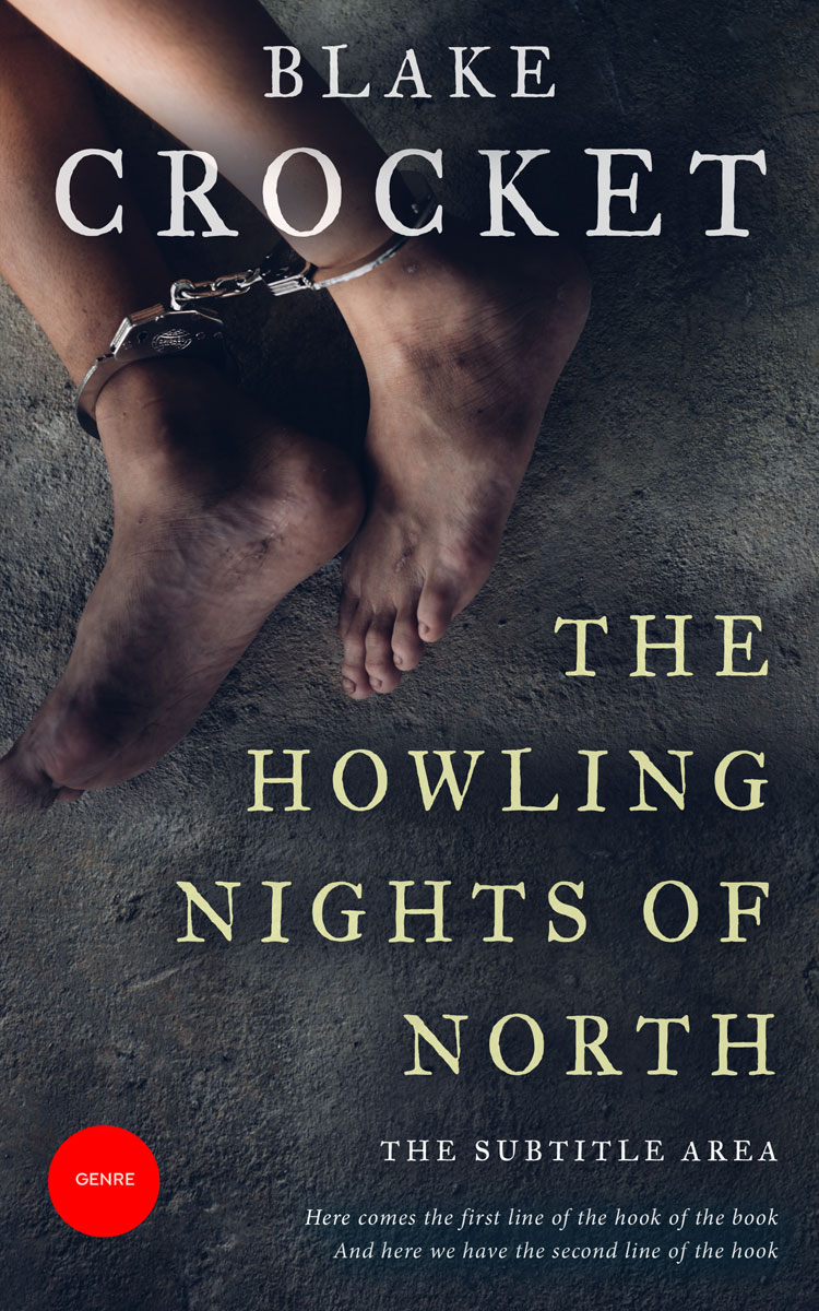 2D view of Premade Mystery & Thriller & Suspense Book Cover - Shark