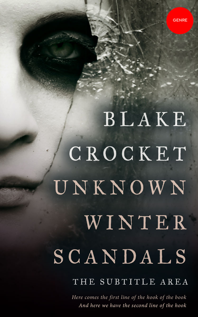 2D view of Premade Mystery & Thriller & Suspense Book Cover - Heavy Metal