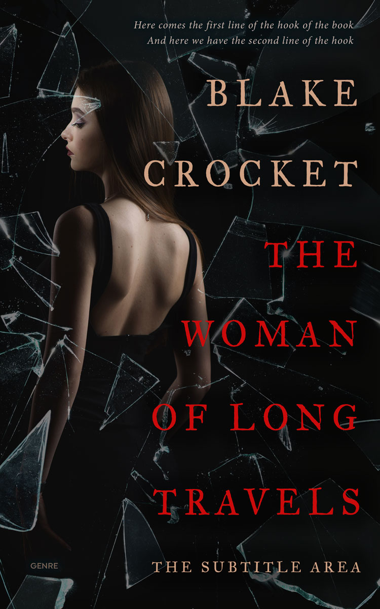 2D view of Premade Mystery & Thriller & Suspense Book Cover - Woodsmoke