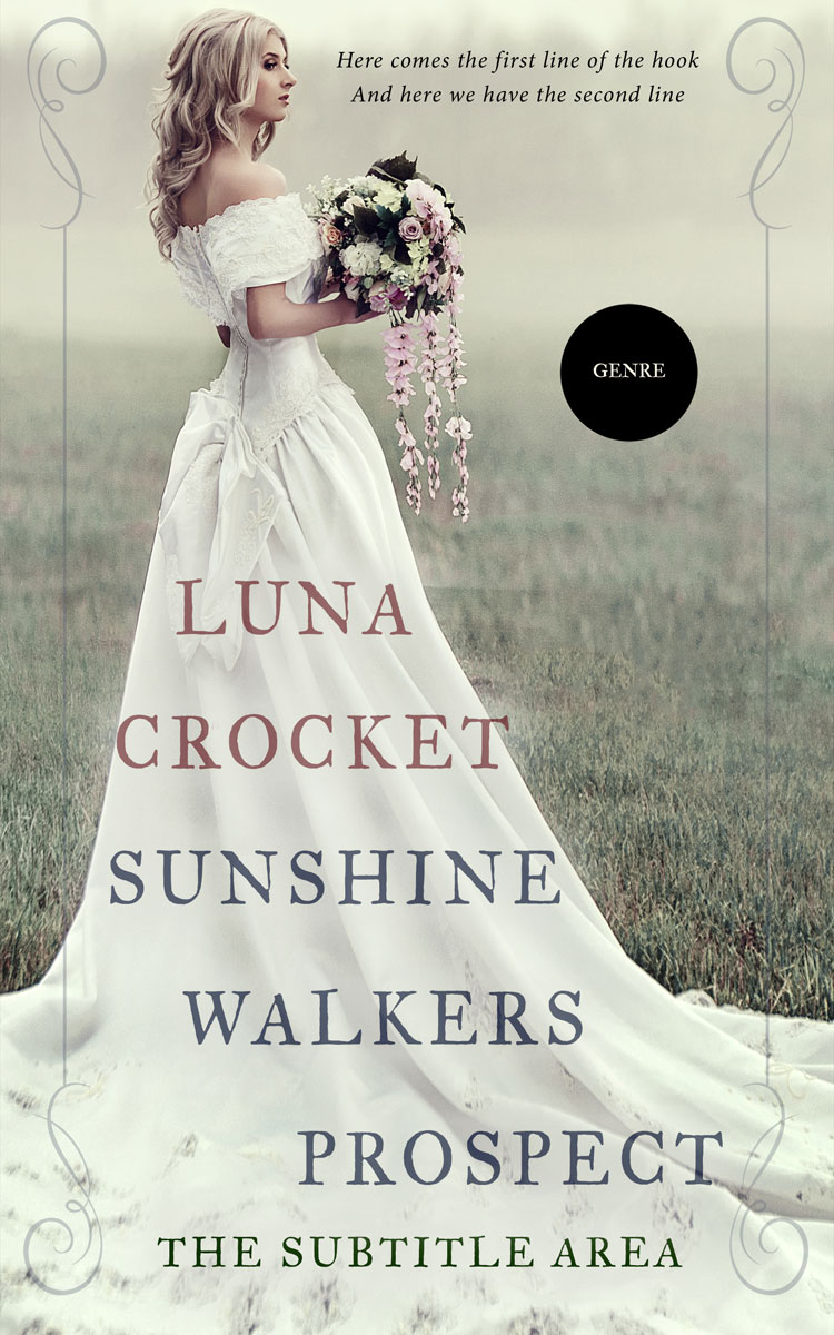 2D view of Premade Historical Book Cover - Celeste