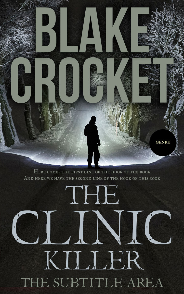 2D view of Premade Mystery & Thriller & Suspense Book Cover - Heavy Metal