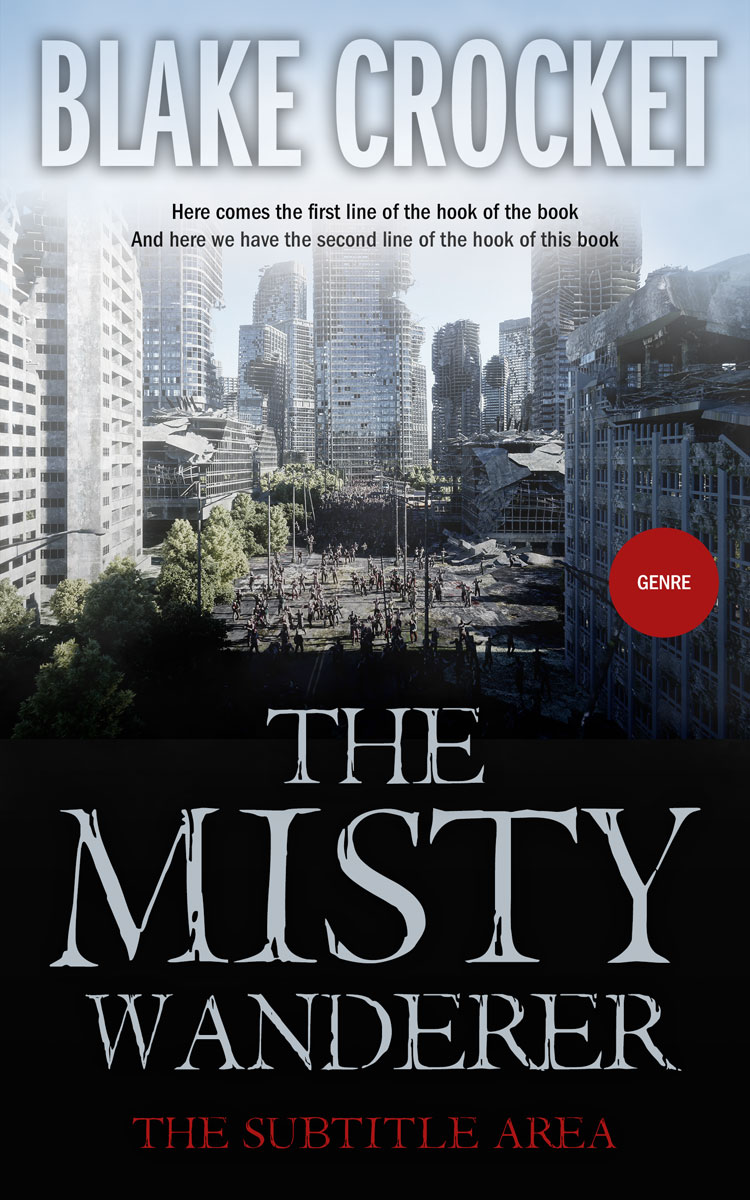 2D view of Premade Mystery & Thriller & Suspense Book Cover - Woodsmoke