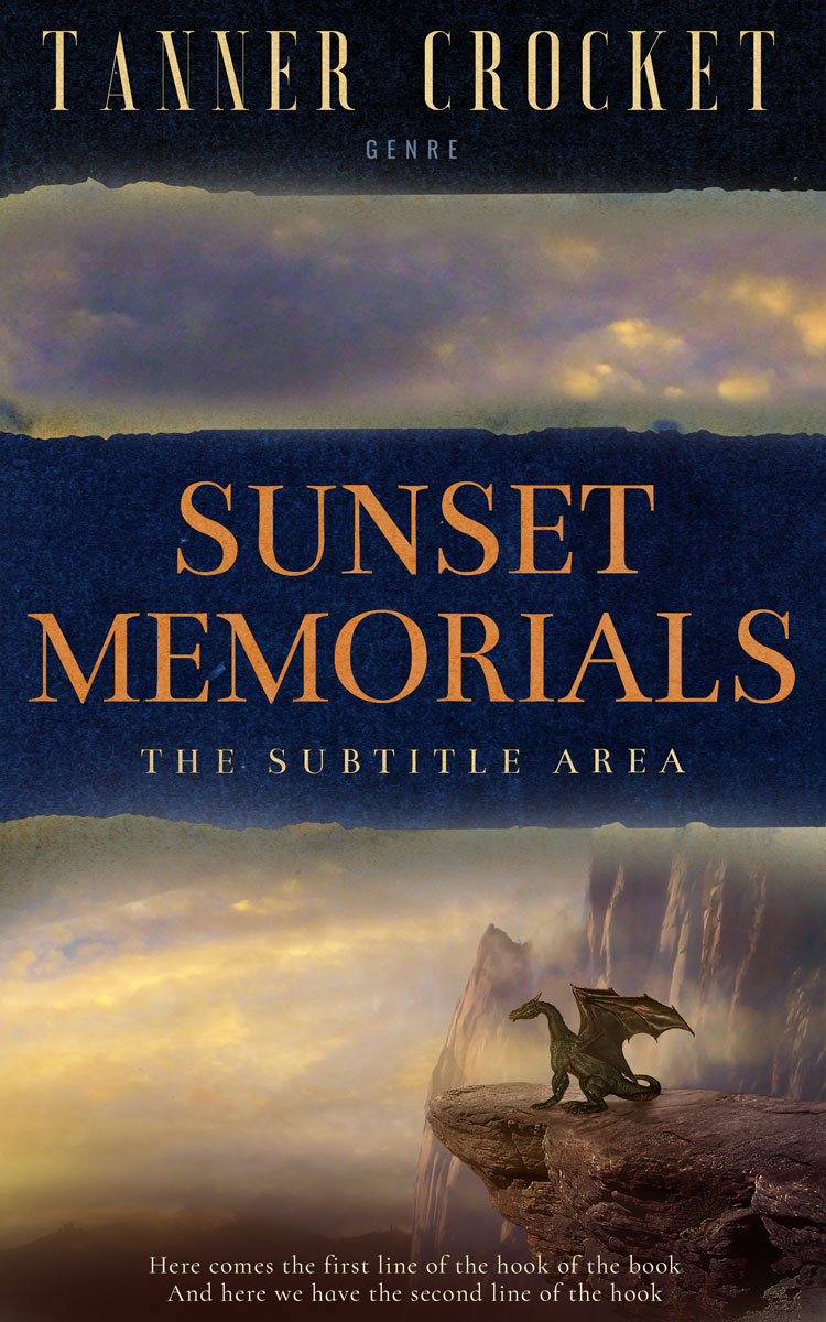 2D view of Premade Fantasy Book Cover - Ebony Clay