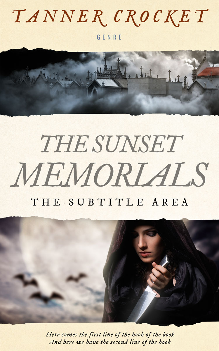 2D view of Premade Mystery & Thriller & Suspense Book Cover - Shark