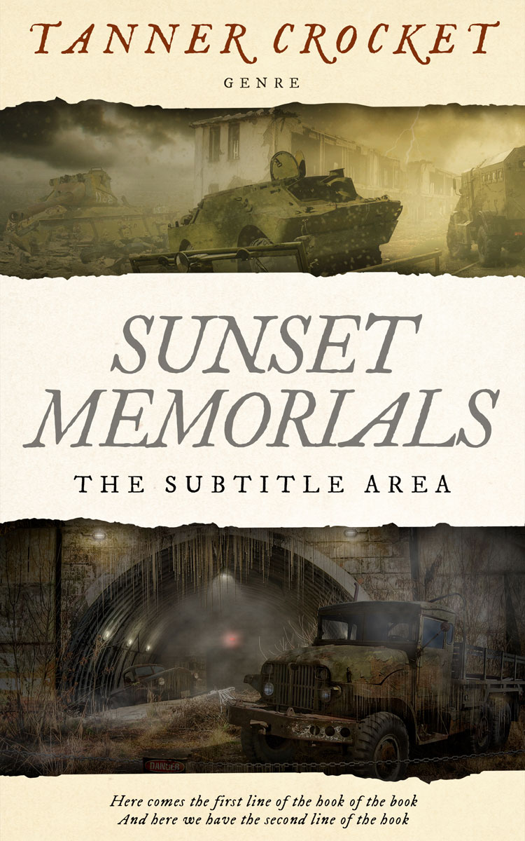 2D view of Premade Apocalyptica Book Cover - Zeus