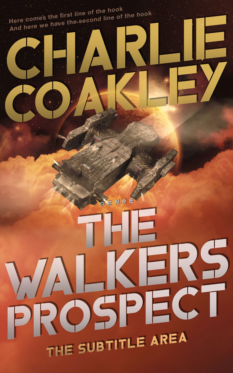 2D view of Premade Science Fiction Book Cover - Potters Clay