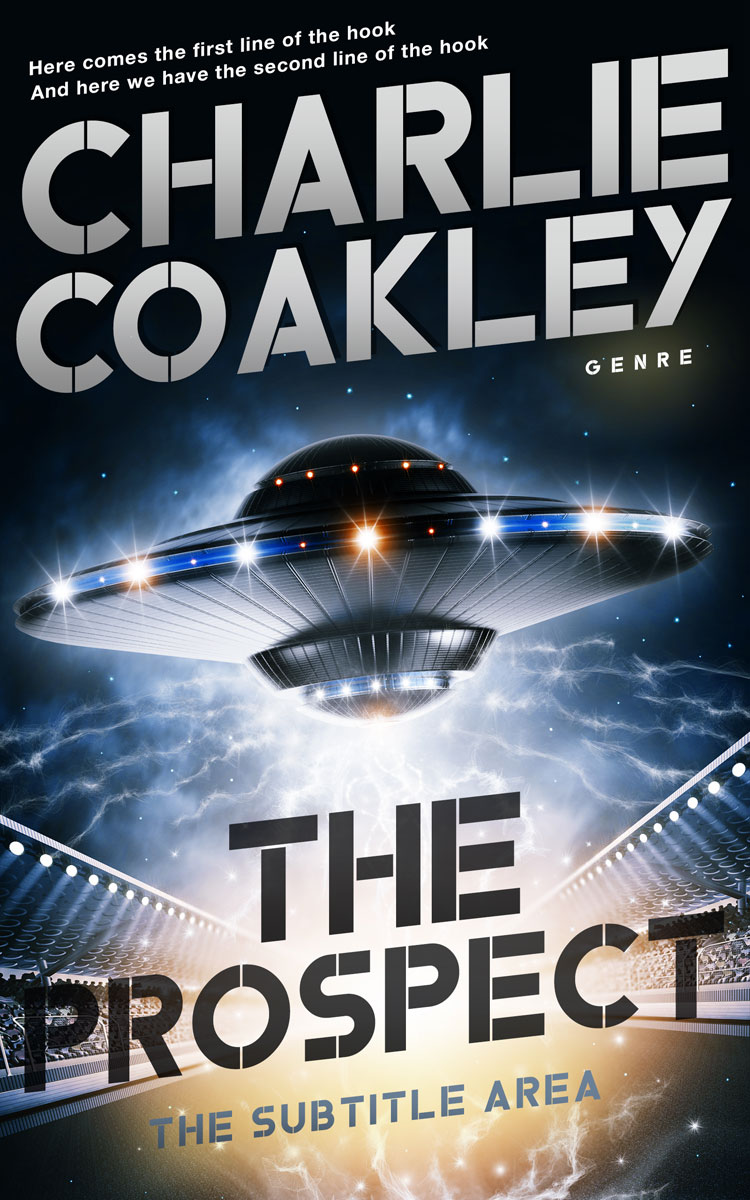 2D view of Premade Apocalyptica Book Cover - Swirl