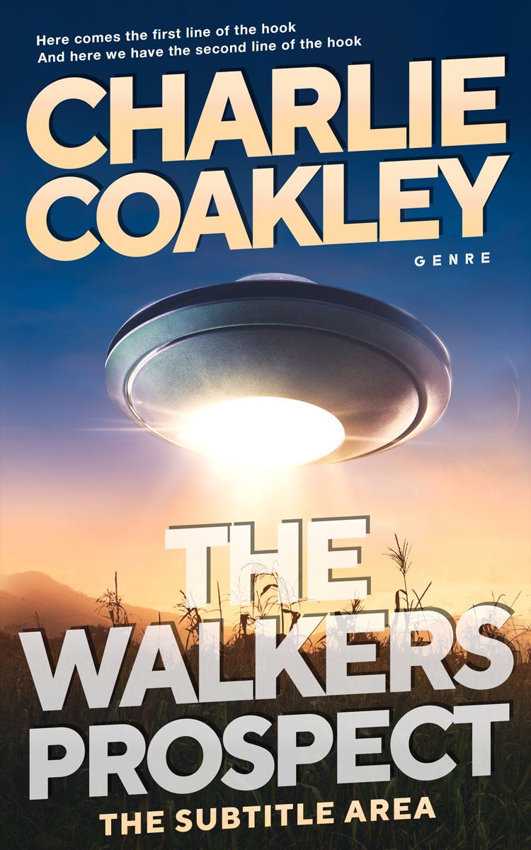 2D view of Premade Science Fiction Book Cover - Just Right