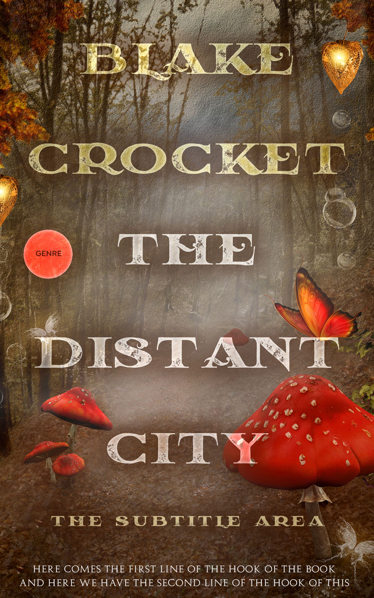 2D view of Premade Fantasy Book Cover - Millbrook