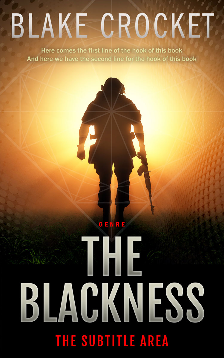 2D view of Premade Mystery & Thriller & Suspense Book Cover - Tussock