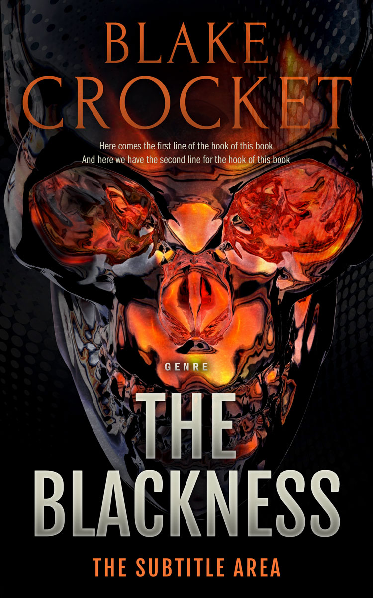 2D view of Premade Horror Book Cover - Fuzzy Wuzzy Brown