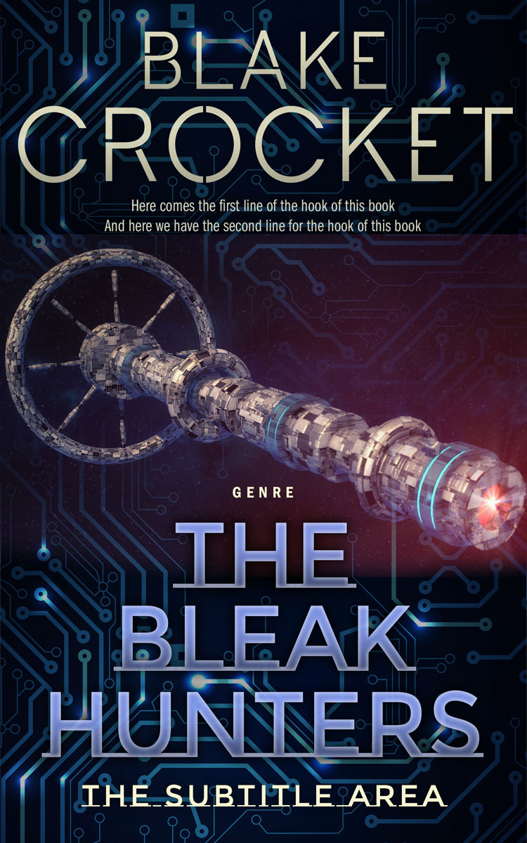 2D view of Premade Science Fiction Book Cover - Vulcan