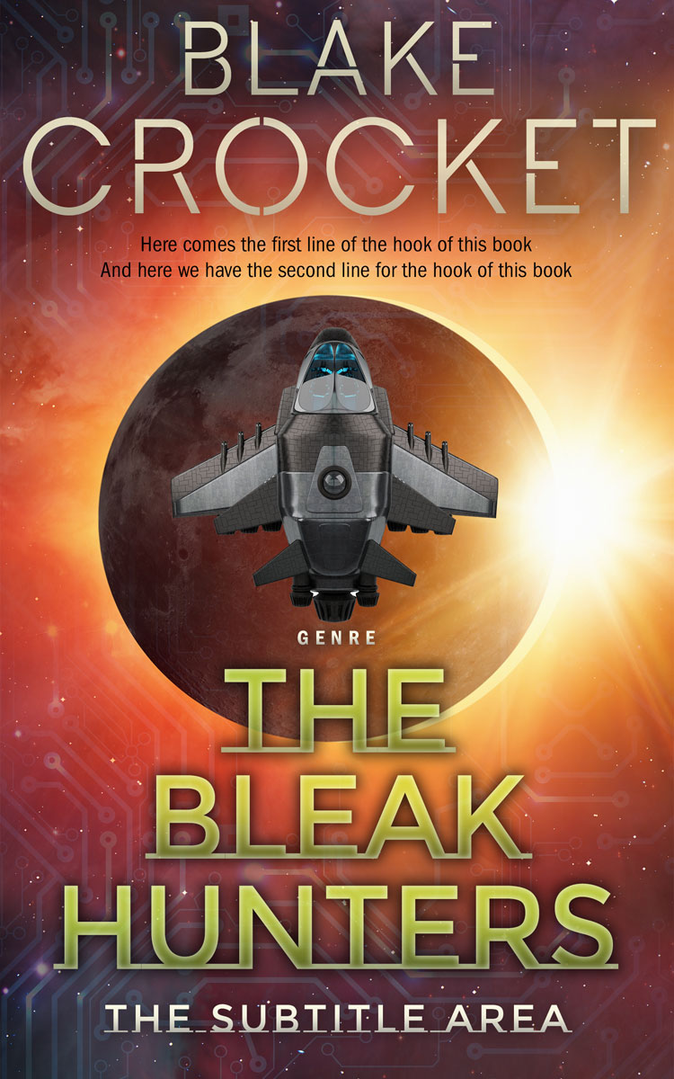 2D view of Premade Science Fiction Book Cover - Ironstone