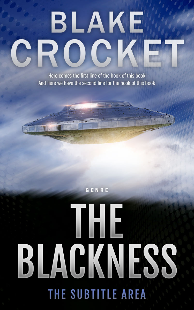 2D view of Premade Science Fiction Book Cover - Waikawa Gray